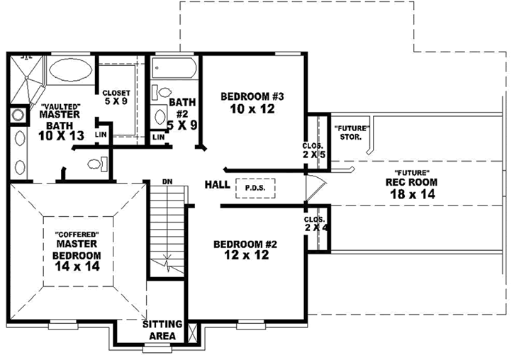 Upper/Second Floor Plan:6-1609