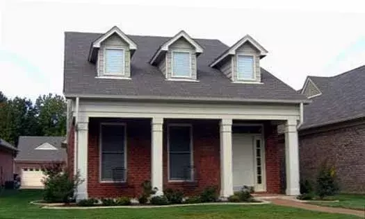 Southern house plans 6-1612 - front exterior, 1,655 sq ft, 3 bed, 2 bath house plans | Monster House Plans