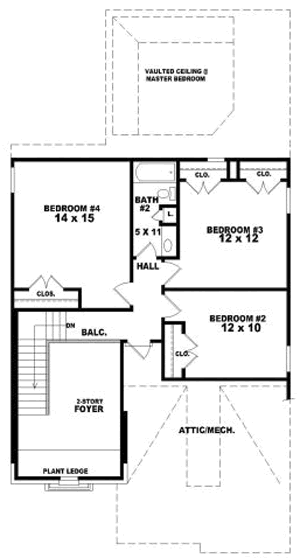 Upper/Second Floor Plan:6-1631