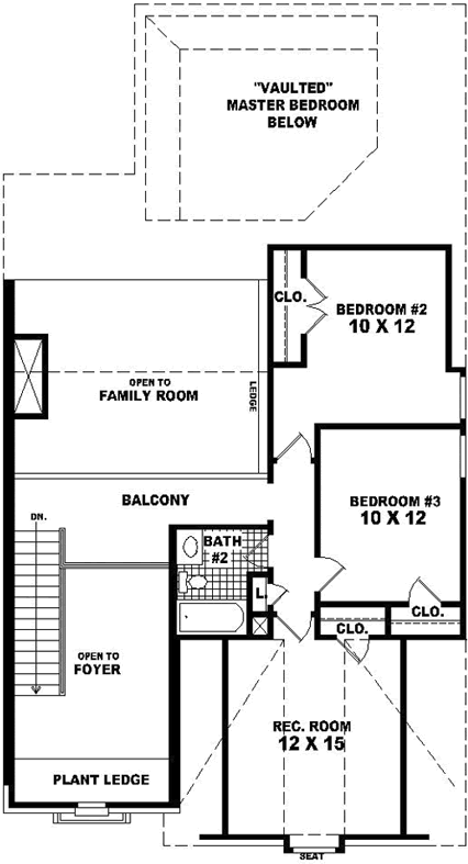 Upper/Second Floor Plan:6-1633