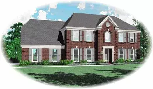Southern house plans 6-1655 - front exterior, 2,282 sq ft, 4 bed, 3 bath house plans | Monster House Plans