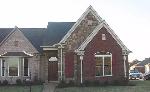English Country house plans 6-1657 - front exterior, 1,462 sq ft, 2 bed, 2 bath house plans | Monster House Plans