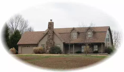 Early American house plans 6-1687 - front exterior, 1,854 sq ft, 2 bed, 2 bath house plans | Monster House Plans