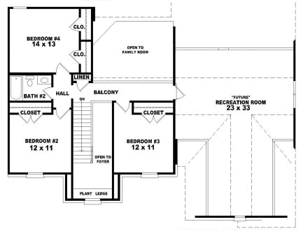 Upper/Second Floor Plan:6-1725