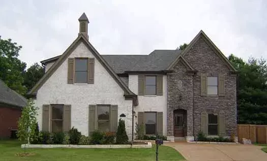 European house plans 6-1736 - front exterior, 2,742 sq ft, 4 bed, 4 bath house plans | Monster House Plans