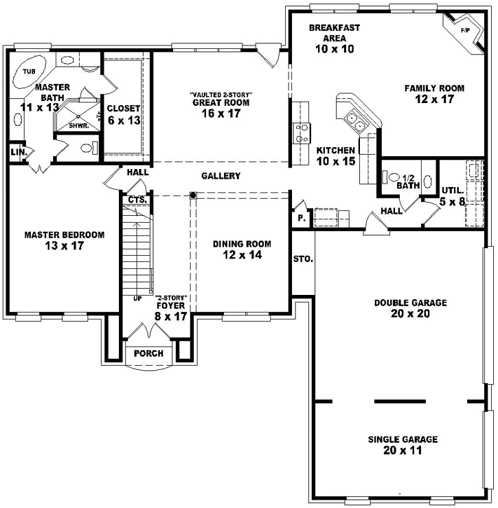 Main Floor Plan: 6-1740