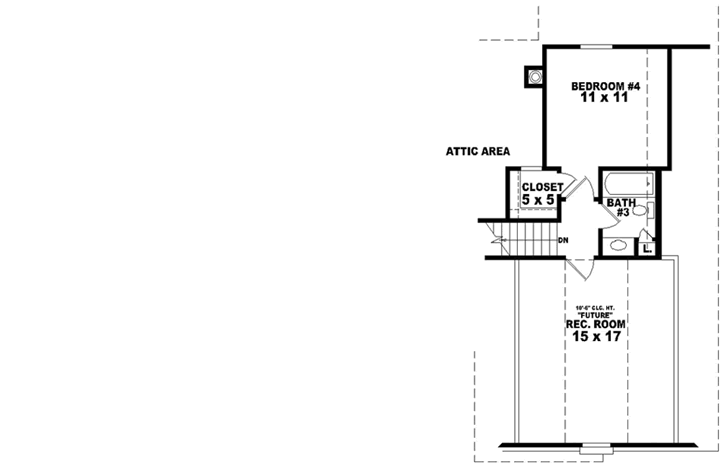 Upper/Second Floor Plan:6-1752