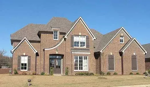 French Country house plans 6-1767 - front exterior, 3,382 sq ft, 4 bed, 2 bath house plans | Monster House Plans