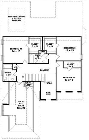 Upper/Second Floor Plan:6-1774