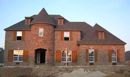 European house plans 6-1777 - front exterior, 2,686 sq ft, 3 bed, 3 bath house plans | Monster House Plans