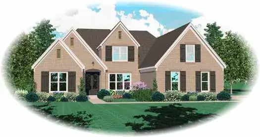 Traditional house plans 6-1804 - front exterior, 3,039 sq ft, 4 bed, 3 bath house plans | Monster House Plans