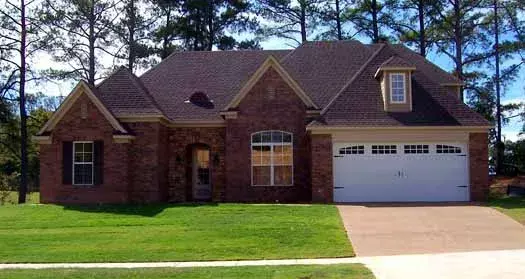 Traditional house plans 6-1808 - front exterior, 2,682 sq ft, 4 bed, 3 bath house plans | Monster House Plans