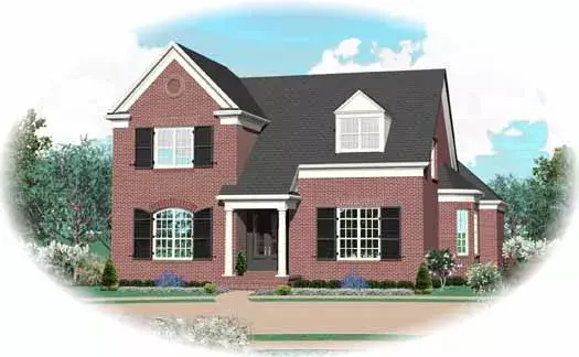 Southern house plans 6-1822 - front exterior, 3,701 sq ft, 4 bed, 3 bath house plans | Monster House Plans