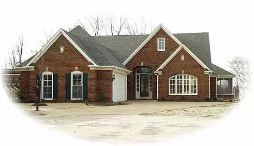 Traditional house plans 6-1842 - front exterior, 3,627 sq ft, 4 bed, 3 bath house plans | Monster House Plans