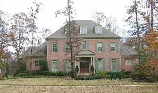 New England Colonial house plans 6-1847 - front exterior, 4,441 sq ft, 4 bed, 3 bath house plans | Monster House Plans