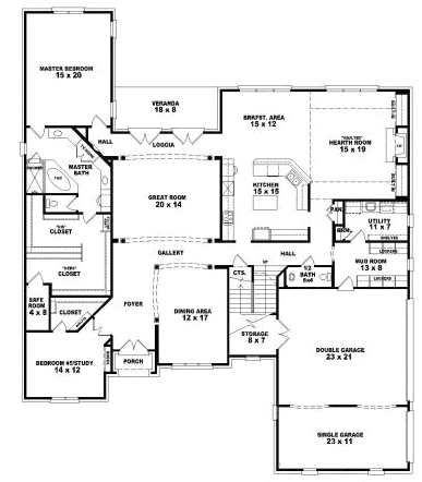 Main Floor Plan: 6-1861