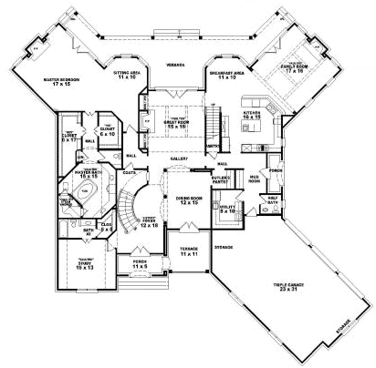 Main Floor Plan: 6-1875