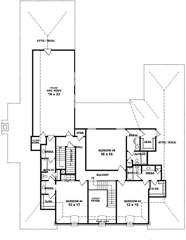 Upper/Second Floor Plan:6-1880
