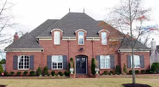 European house plans 6-1881 - front exterior, 5,484 sq ft, 5 bed, 5 bath house plans | Monster House Plans