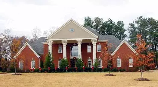 Georgian house plans 6-1882 - front exterior, 5,022 sq ft, 5 bed, 4 bath house plans | Monster House Plans