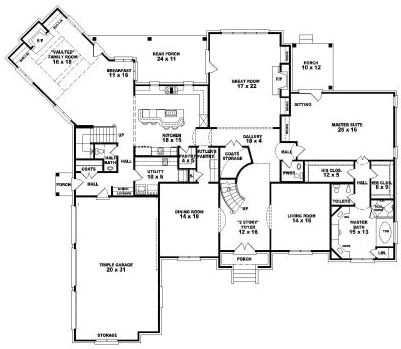 Main Floor Plan: 6-1884