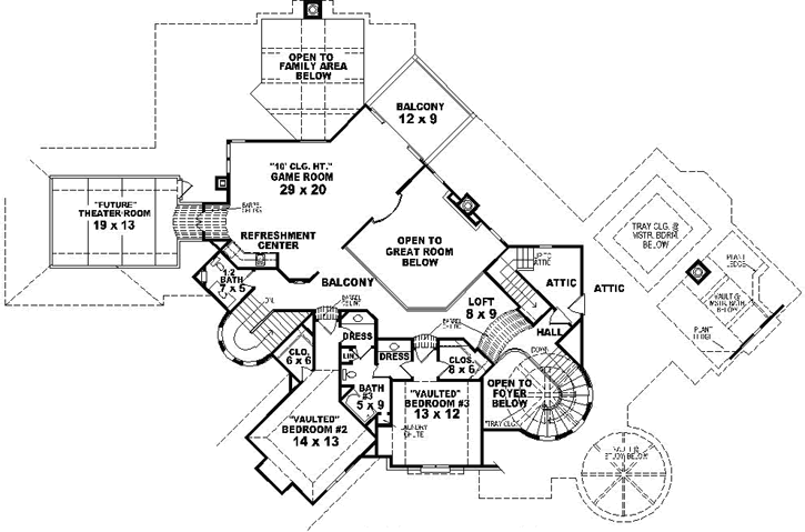 Upper/Second Floor Plan:6-1886