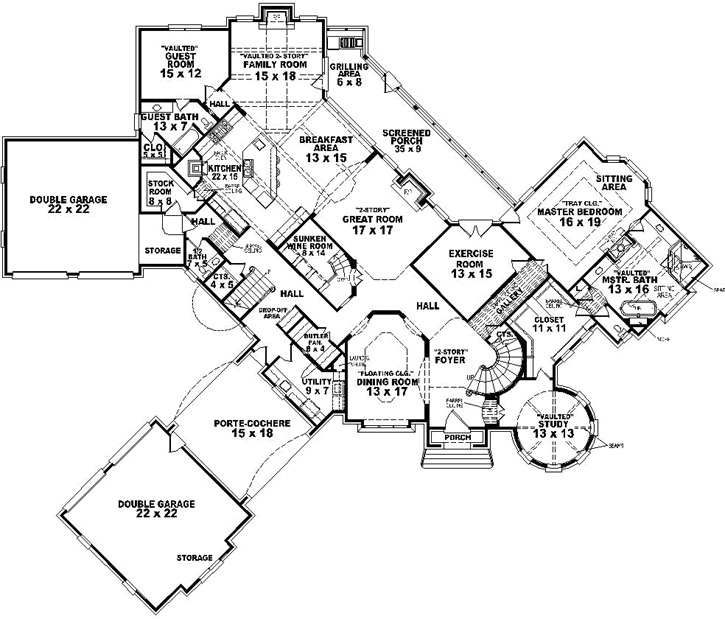 Main Floor Plan: 6-1887