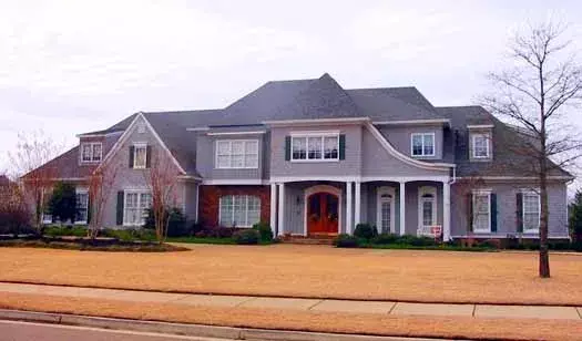 European house plans 6-1892 - front exterior, 6,313 sq ft, 5 bed, 5 bath house plans | Monster House Plans