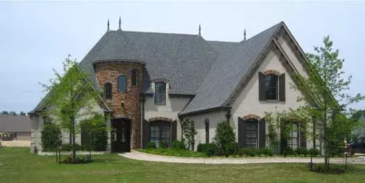 French Country house plans 6-1912 - front exterior, 4,836 sq ft, 5 bed, 3 bath house plans | Monster House Plans