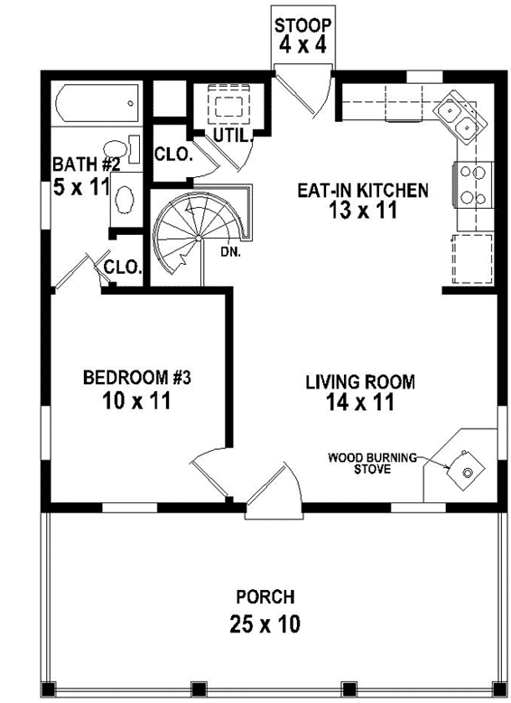Upper/Second Floor Plan:6-1913