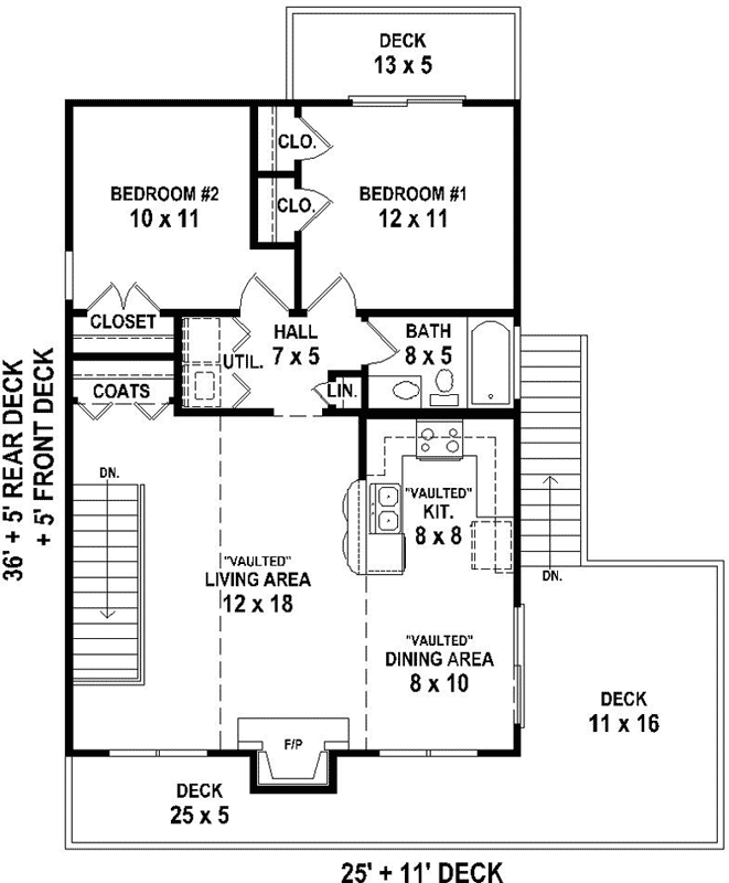 Upper/Second Floor Plan:6-1917