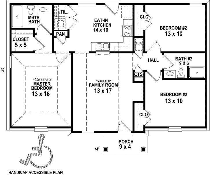 Main Floor Plan: 6-1932
