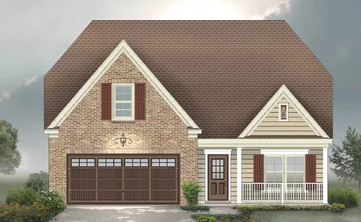 Country house plans 6-1942 - front exterior, 1,755 sq ft, 4 bed, 2 bath house plans | Monster House Plans