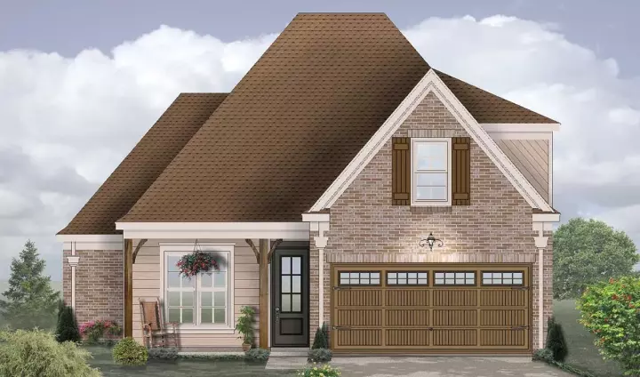 Traditional house plans 6-1953 - front exterior, 1,802 sq ft, 4 bed, 2 bath house plans | Monster House Plans