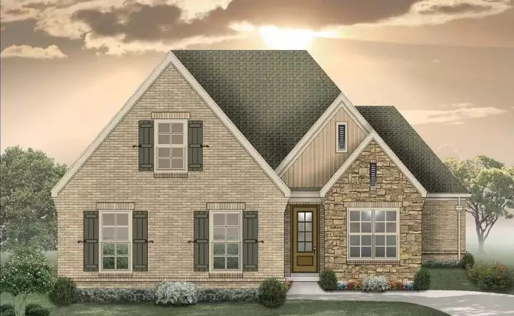 European house plans 6-1962 - front exterior, 2,228 sq ft, 3 bed, 2 bath house plans | Monster House Plans