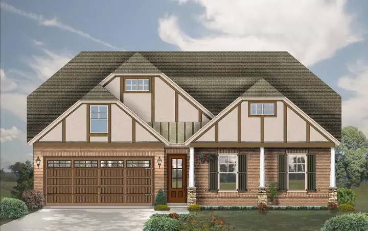 Craftsman house plans 6-1971 - front exterior, 2,341 sq ft, 3 bed, 2 bath house plans | Monster House Plans
