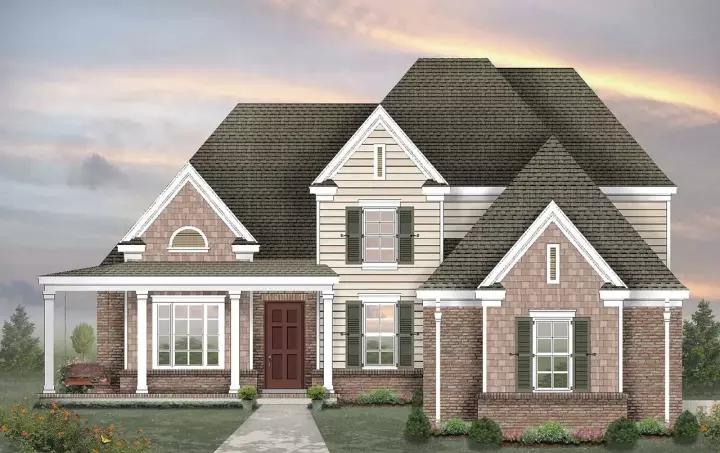 Country house plans 6-1987 - front exterior, 3,276 sq ft, 4 bed, 3 bath house plans | Monster House Plans
