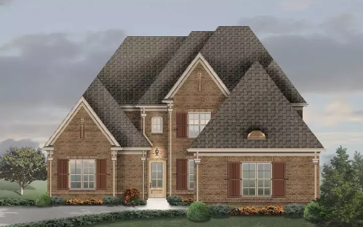 French Country house plans 6-2005 - front exterior, 4,297 sq ft, 4 bed, 4 bath house plans | Monster House Plans
