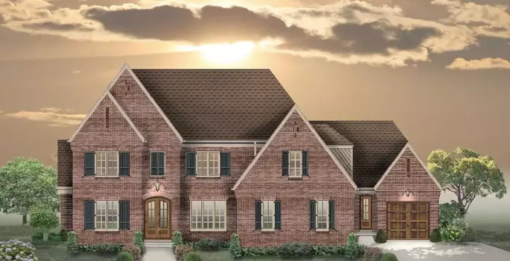 French Country house plans 6-2008 - front exterior, 4,324 sq ft, 5 bed, 4 bath house plans | Monster House Plans