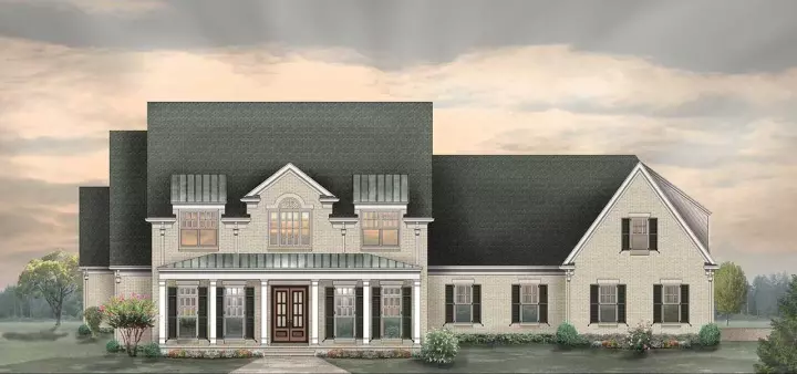 Traditional house plans 6-2013 - front exterior, 4,867 sq ft, 4 bed, 5 bath house plans | Monster House Plans
