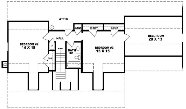 Upper/Second Floor Plan:6-203
