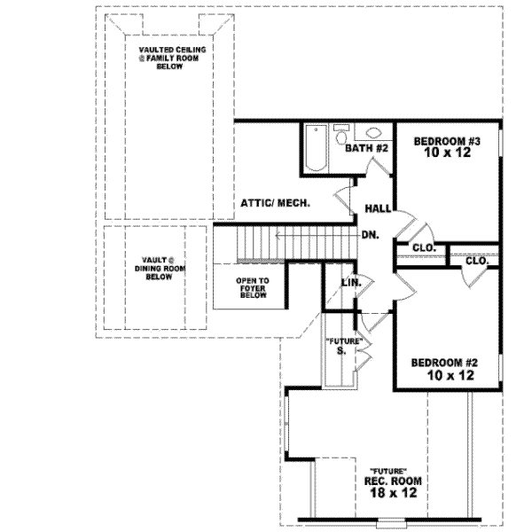 Upper/Second Floor Plan:6-207