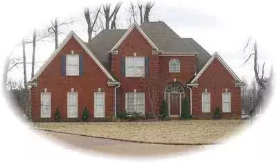 European house plans 6-280 - front exterior, 2,293 sq ft, 4 bed, 2 bath house plans | Monster House Plans