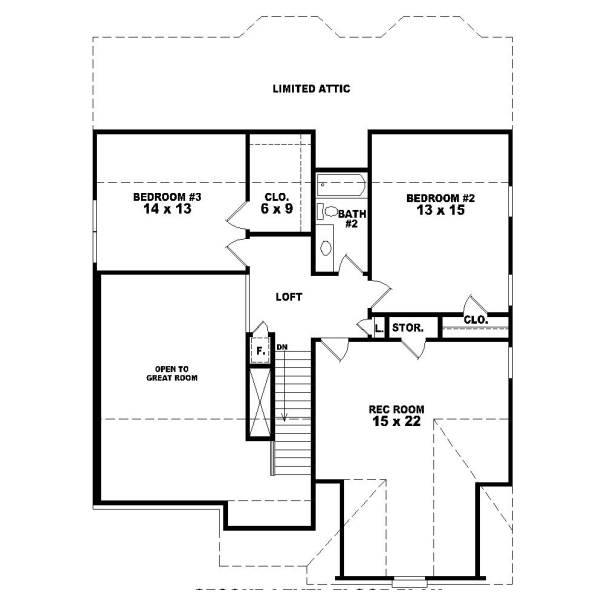 Upper/Second Floor Plan: 6-328