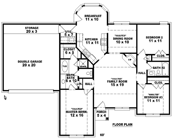 Main Floor Plan: 6-340