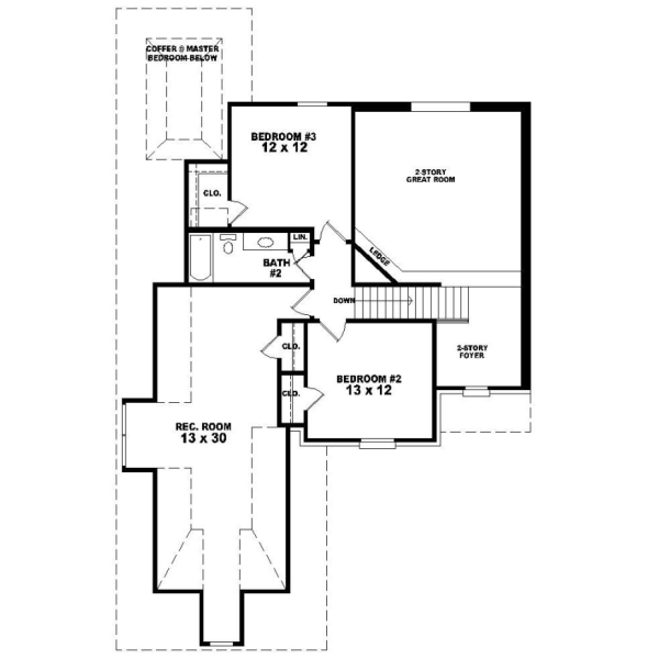 Upper/Second Floor Plan: 6-358