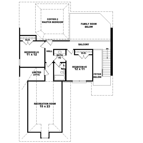 Upper/Second Floor Plan: 6-427