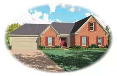 Traditional house plans 6-431 - front exterior, 2,236 sq ft, 3 bed, 2 bath house plans | Monster House Plans