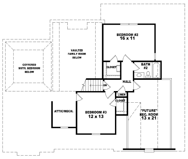 Upper/Second Floor Plan:6-438