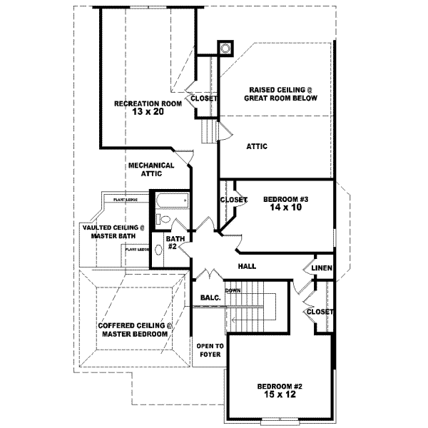Upper/Second Floor Plan:6-501